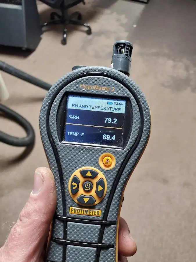 Moisture meter humidity assessment for Mold Remediation & Removal in Ridley